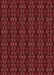 Patterned Maroon Red Rug, pat294rd