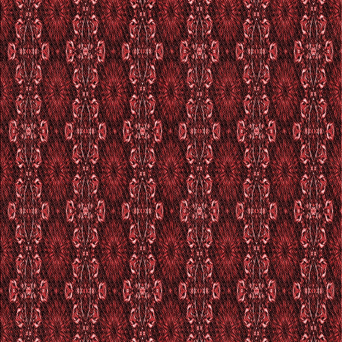 Patterned Maroon Red Rug, pat294rd