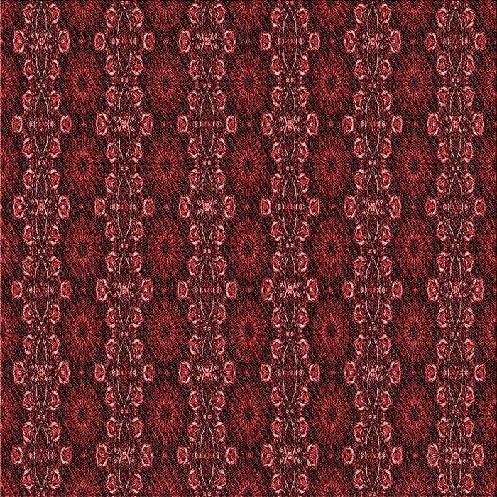 Round Patterned Maroon Red Rug, pat294rd