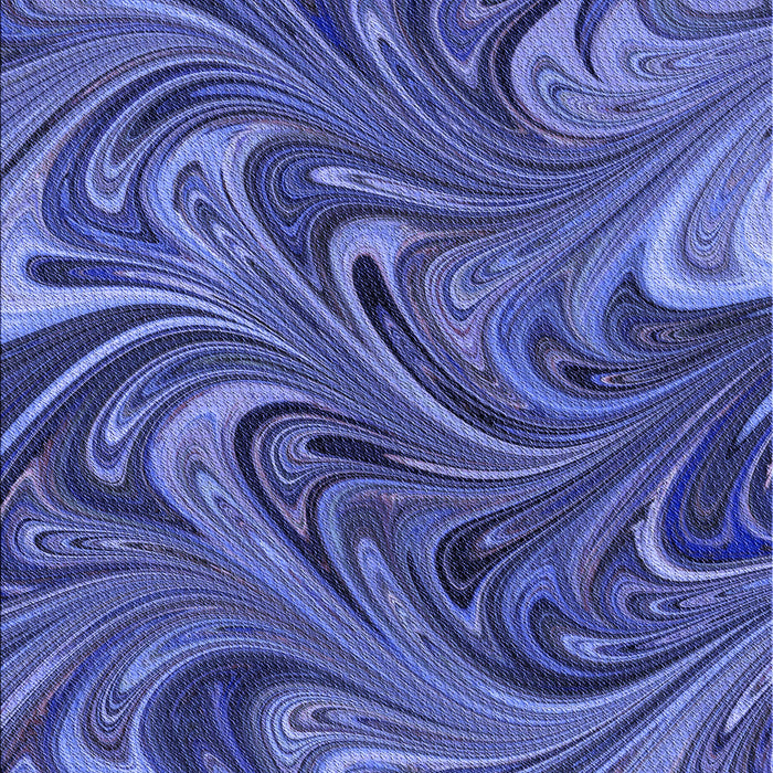 Patterned Light Slate Blue Rug, pat2940blu