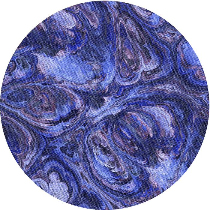 Square Machine Washable Transitional Light Slate Blue Rug in a Living Room, wshpat2941blu