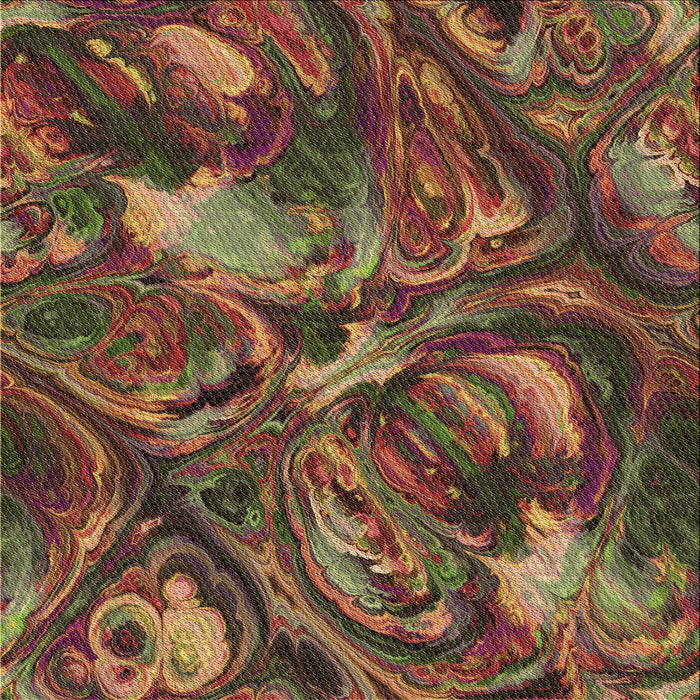 Round Patterned Light Brown Rug, pat2941brn