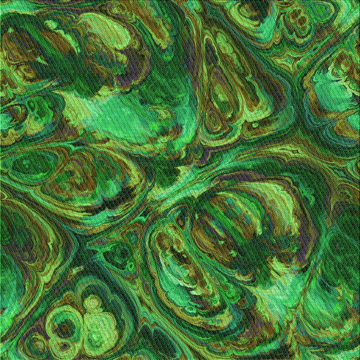 Round Machine Washable Transitional Dark Forest Green Rug, wshpat2941grn