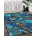 Machine Washable Transitional Blue Rug in a Family Room, wshpat2941lblu