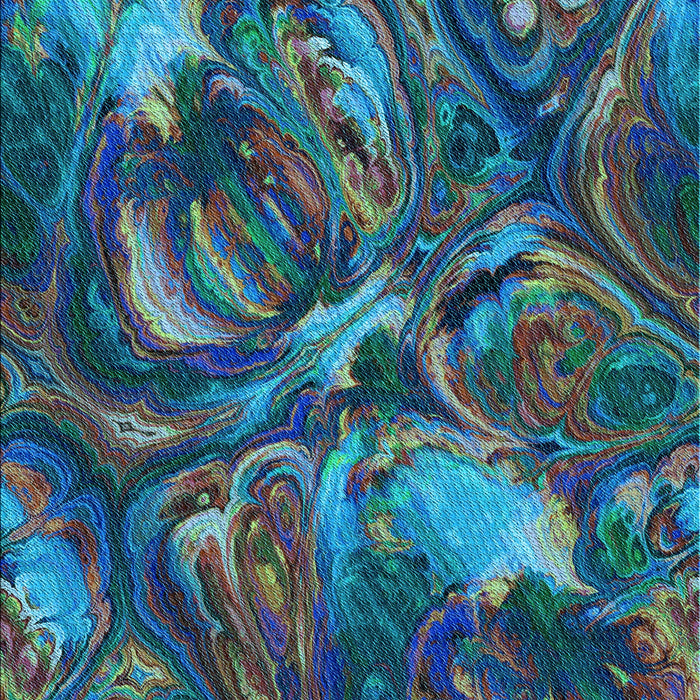 Patterned Blue Rug, pat2941lblu