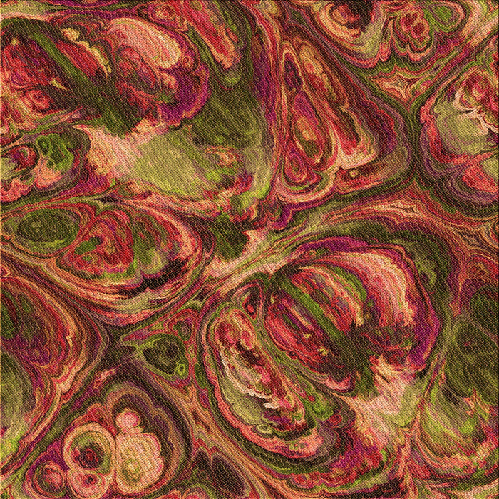 Round Machine Washable Transitional Tomato Red Rug, wshpat2941org