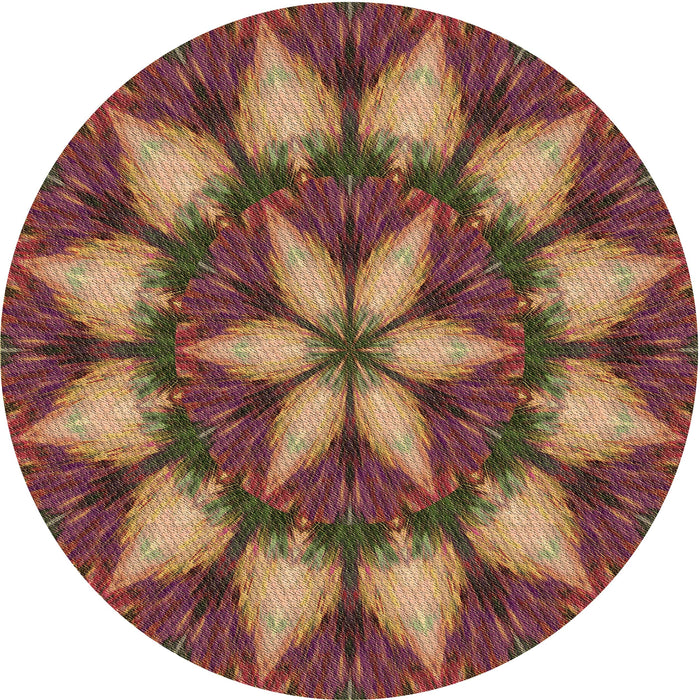 Square Patterned Bronze Brown Rug, pat2942brn