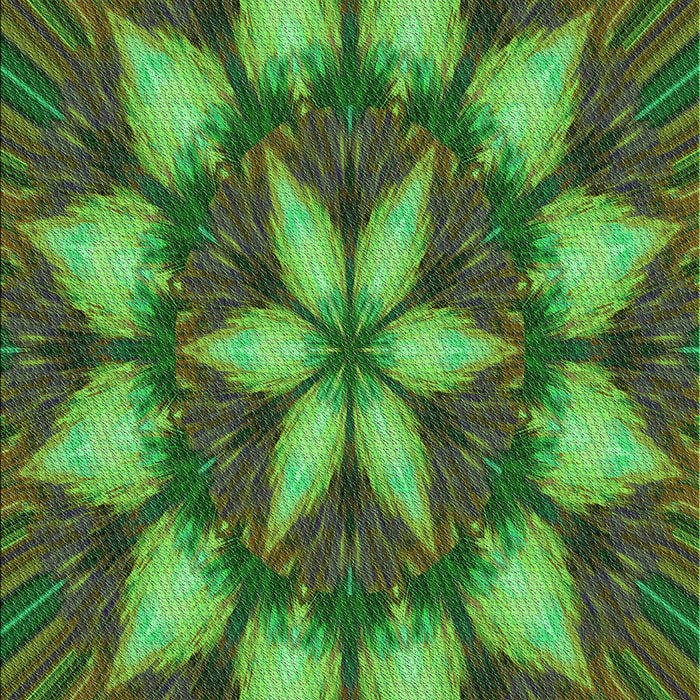 Patterned Army Green Rug, pat2942grn