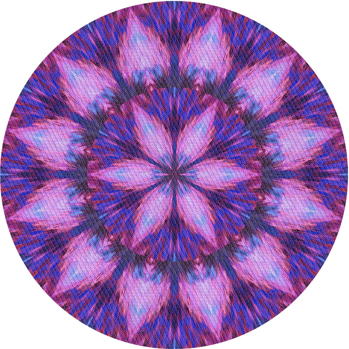 Square Machine Washable Transitional Dark Magenta Purple Rug in a Living Room, wshpat2942pur