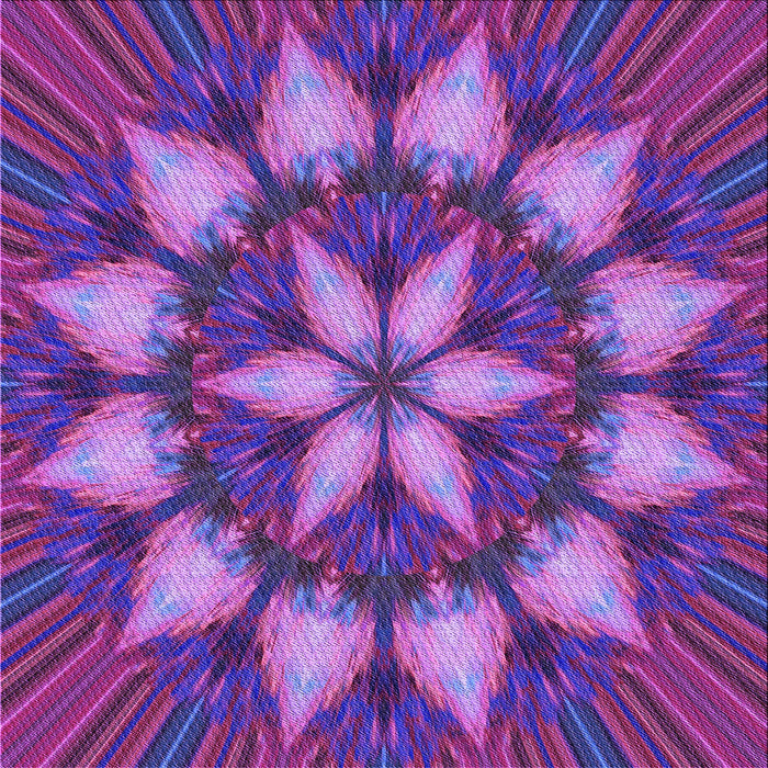 Round Patterned Dark Magenta Purple Rug, pat2942pur