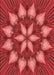 Patterned Red Rug, pat2942rd