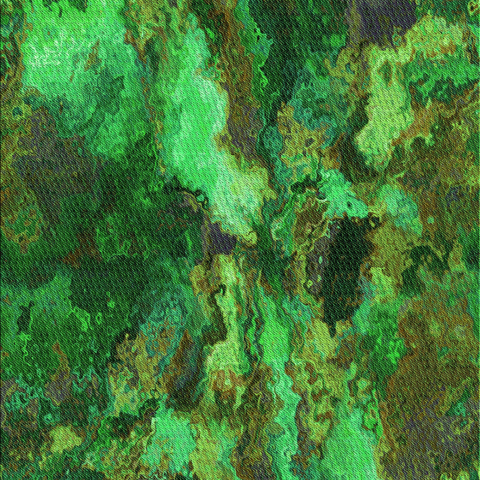 Patterned Dark Forest Green Rug, pat2943grn