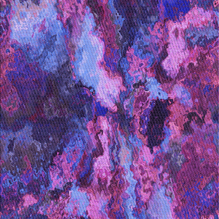 Machine Washable Transitional Medium Slate Blue Rug, wshpat2943pur