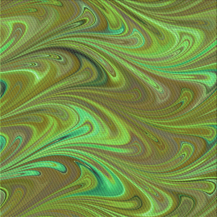 Round Patterned Olive Green Rug, pat2944grn