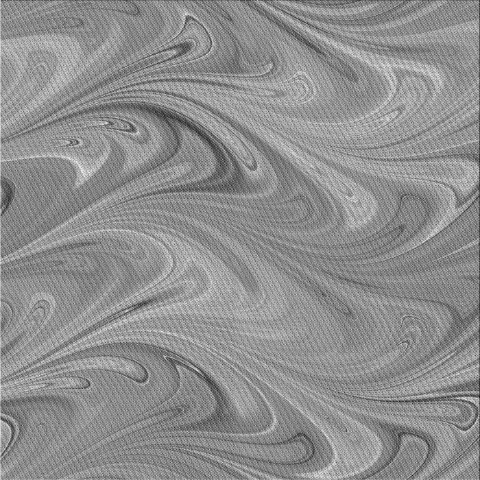 Round Patterned Silver Gray Rug, pat2944gry