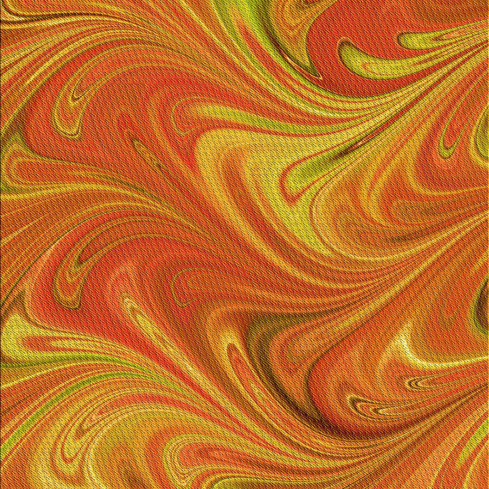 Patterned Scarlet Red Rug, pat2944yw