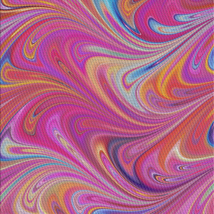 Machine Washable Transitional Medium Violet Red Pink Rug, wshpat2944