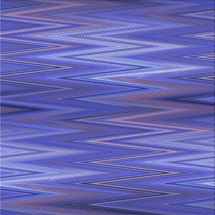 Round Patterned Blue Rug, pat2945blu