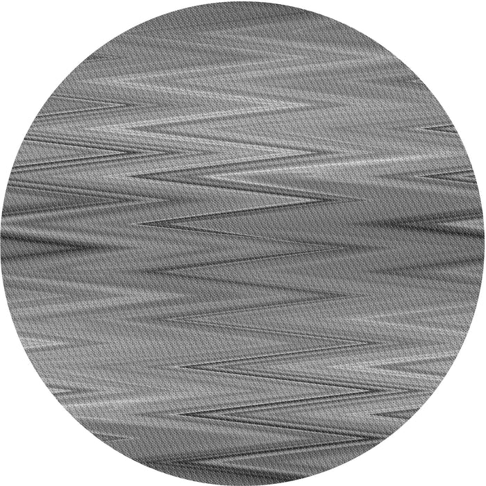 Square Patterned Ash Gray Rug, pat2945gry