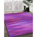 Machine Washable Transitional Crimson Purple Rug in a Family Room, wshpat2945pur
