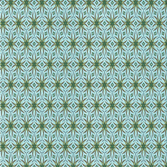 Round Patterned Blue Rug, pat2946lblu