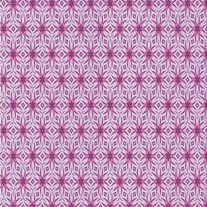 Round Machine Washable Transitional Blossom Pink Rug, wshpat2946pur