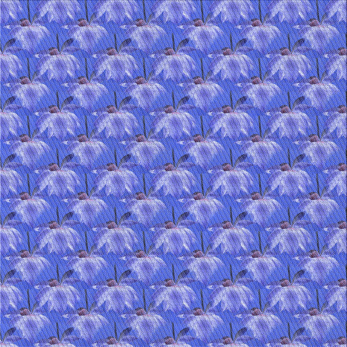 Round Patterned Sky Blue Rug, pat2947blu