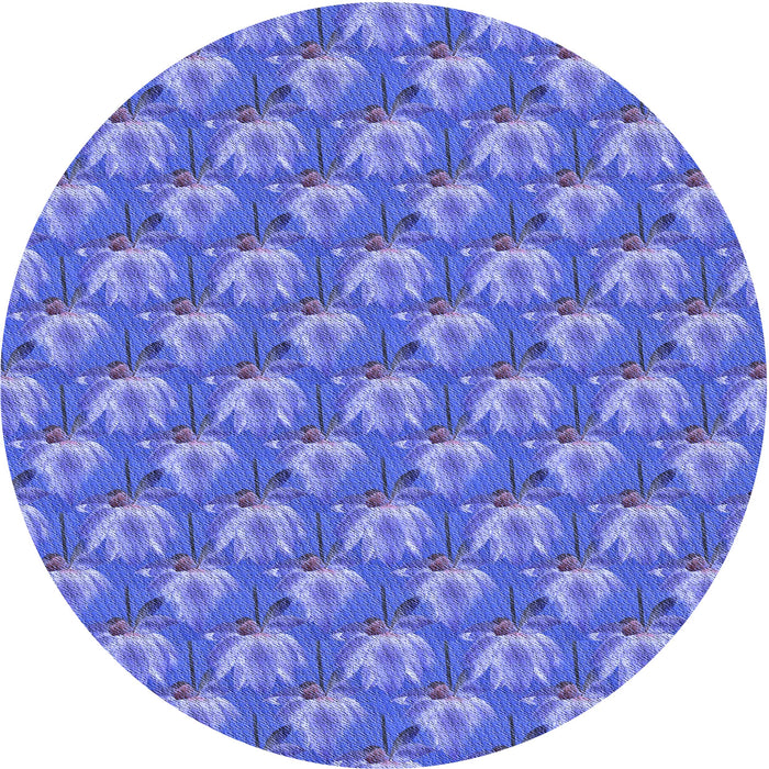 Square Patterned Sky Blue Rug, pat2947blu