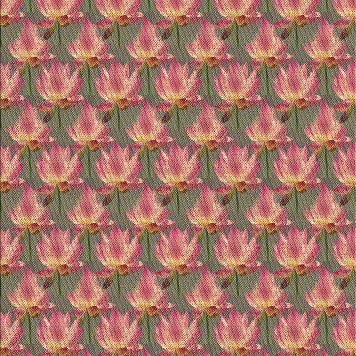 Patterned Cherry Red Rug, pat2947brn