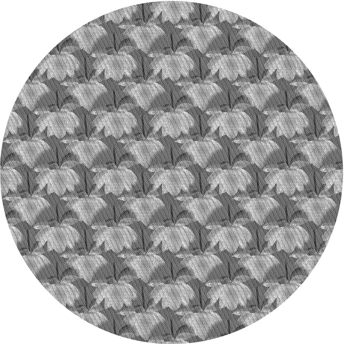 Square Machine Washable Transitional Cloud Gray Rug in a Living Room, wshpat2947gry
