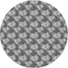 Square Patterned Cloud Gray Rug, pat2947gry