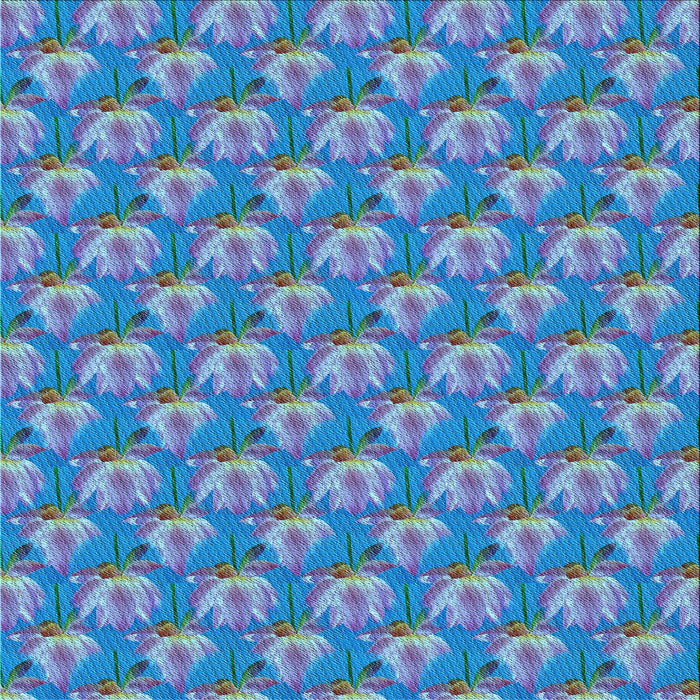 Round Machine Washable Transitional Royal Blue Rug, wshpat2947lblu