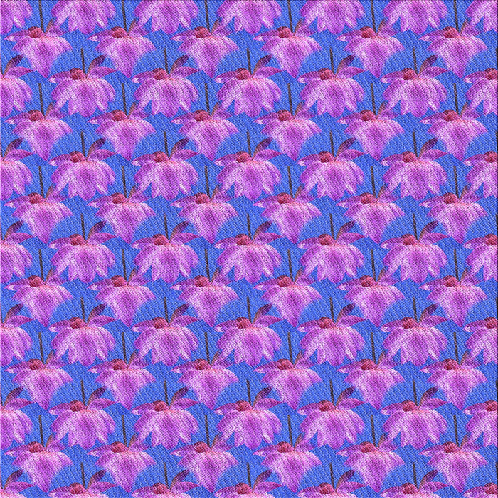 Round Patterned Purple Rug, pat2947pur