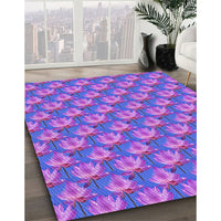 Patterned Purple Rug, pat2947pur