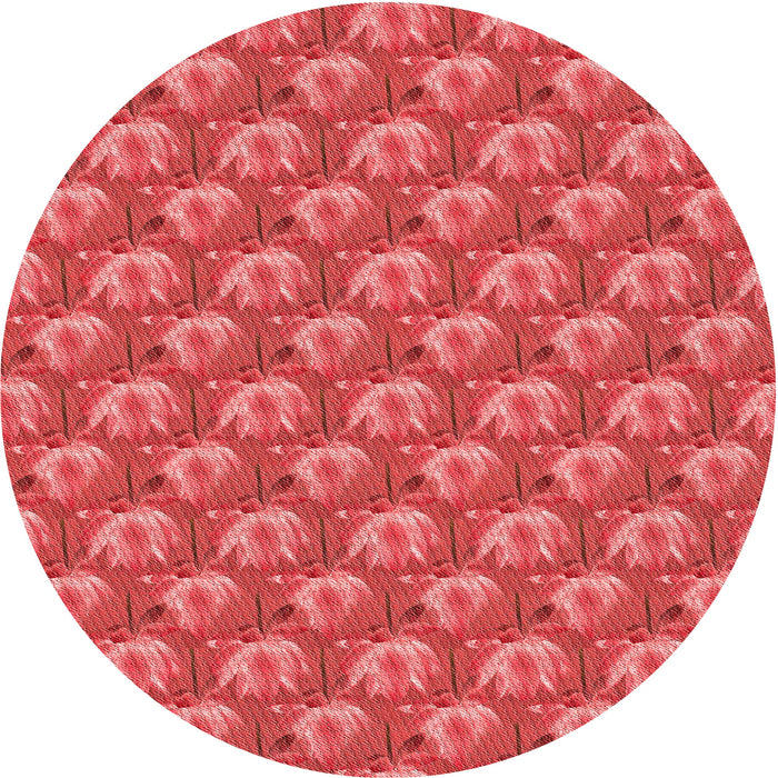 Square Machine Washable Transitional Red Rug in a Living Room, wshpat2947rd