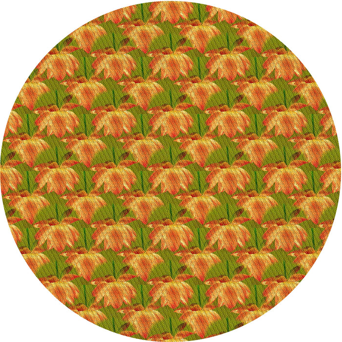 Square Patterned Mahogany Brown Rug, pat2947yw