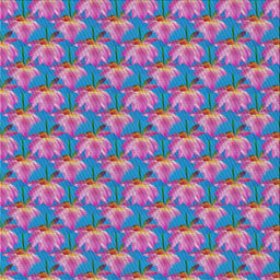 Sideview of Machine Washable Transitional Koi Blue Rug, wshpat2947