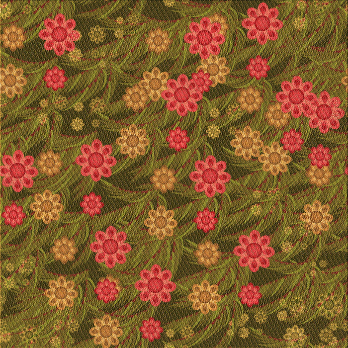 Round Machine Washable Transitional Saddle Brown Rug, wshpat2948org