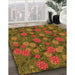 Machine Washable Transitional Saddle Brown Rug in a Family Room, wshpat2948org