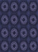 Patterned Deep Periwinkle Purple Rug, pat2949blu