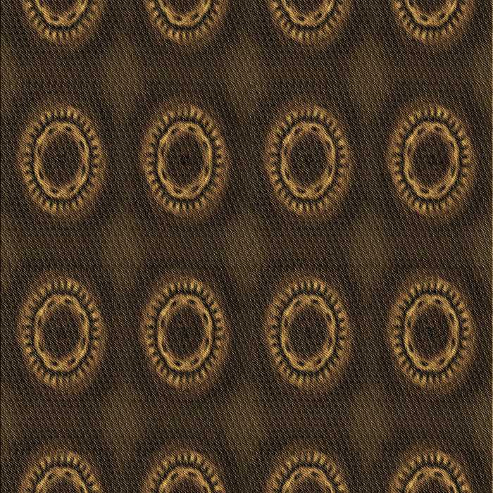 Patterned Dark Bronze Brown Rug, pat2949brn