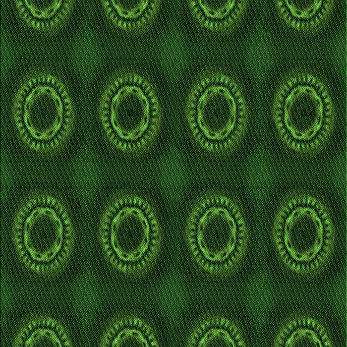 Patterned Green Rug, pat2949grn