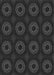 Patterned Midnight Gray Rug, pat2949gry