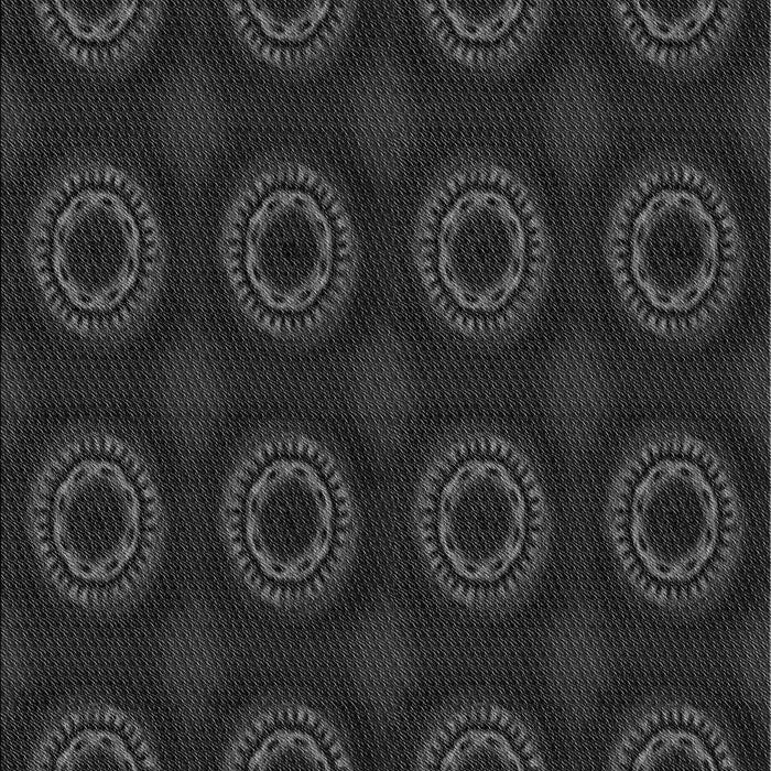 Machine Washable Transitional Midnight Gray Rug, wshpat2949gry