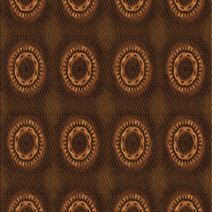 Patterned Mahogany Brown Rug, pat2949org