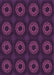 Patterned Dark Magenta Purple Rug, pat2949pur
