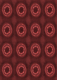 Machine Washable Transitional Maroon Red Rug, wshpat2949rd