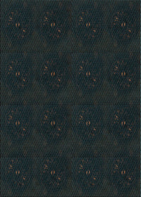 Machine Washable Transitional Black Rug, wshpat2950lblu