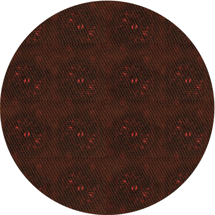 Square Machine Washable Transitional Red Brown Rug in a Living Room, wshpat2950org