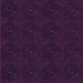 Round Machine Washable Transitional Purple Rug, wshpat2950pur